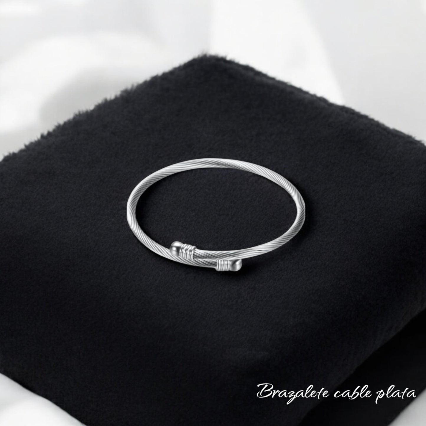 Brazalete cable acero inoxidable