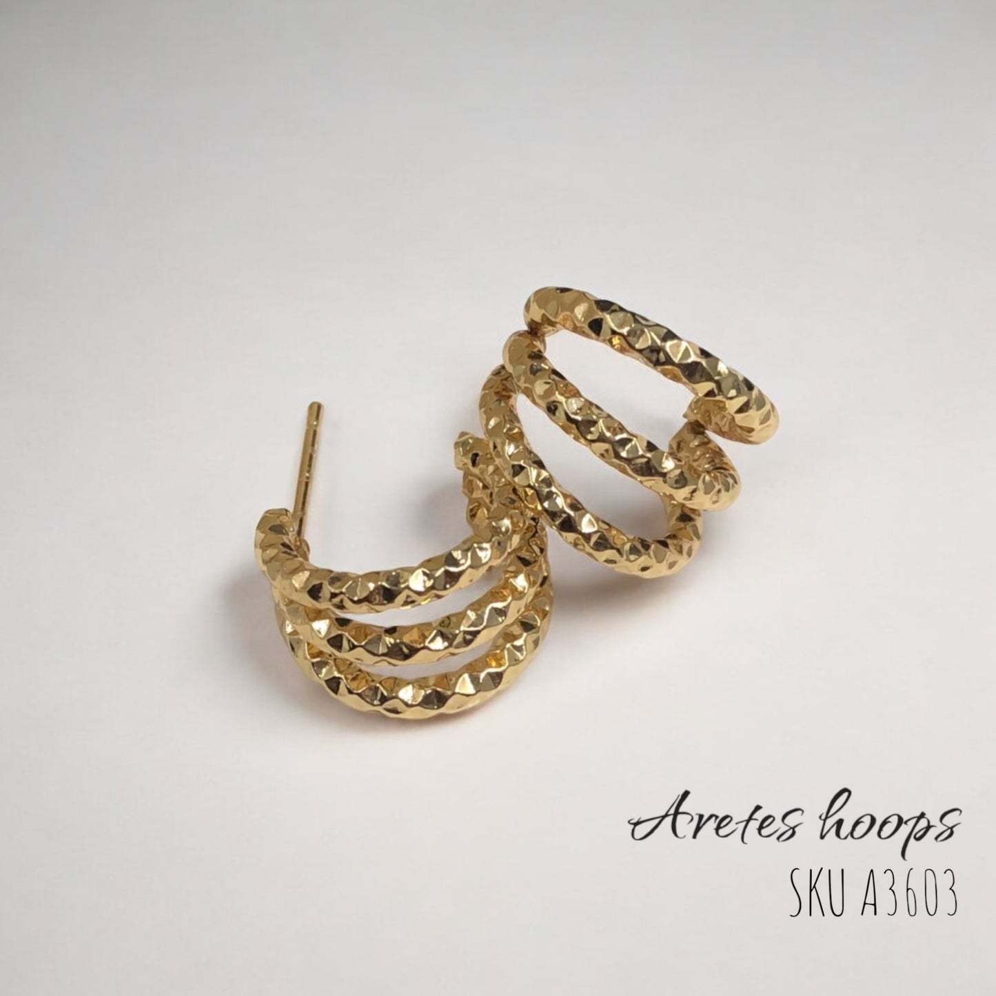 Aretes Hoops Acero Inoxidable