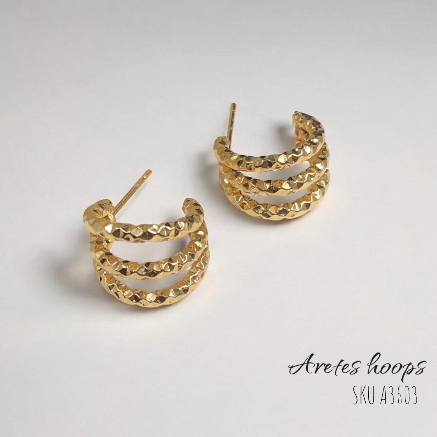 Aretes Hoops Acero Inoxidable