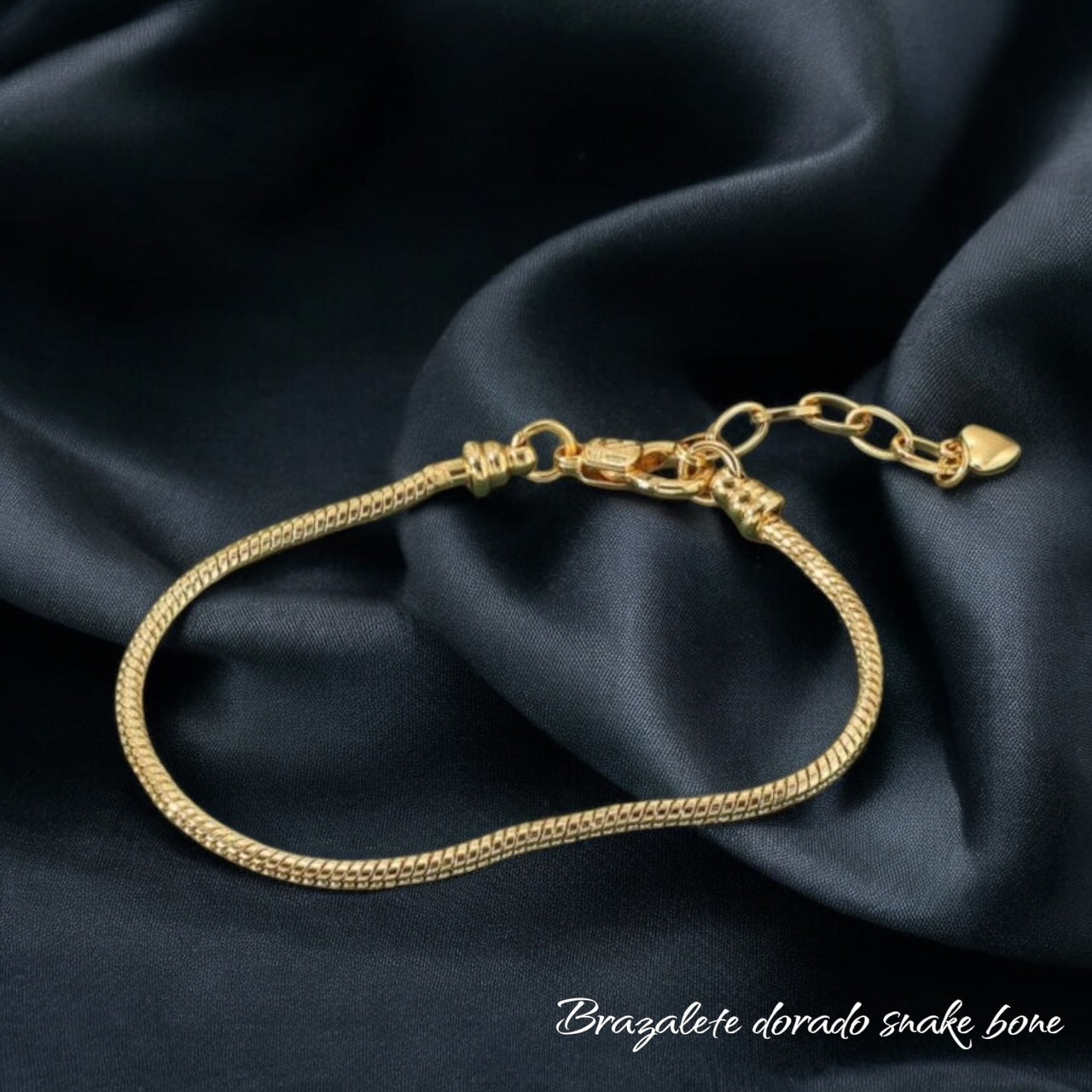 Brazalete snake bone acero inoxidable