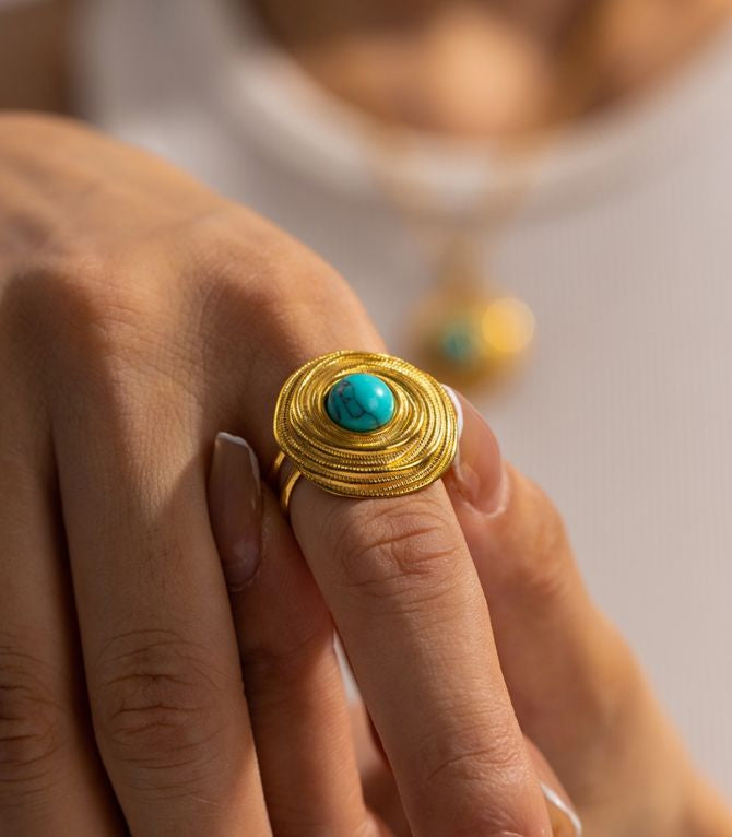 Conjunto turquesa