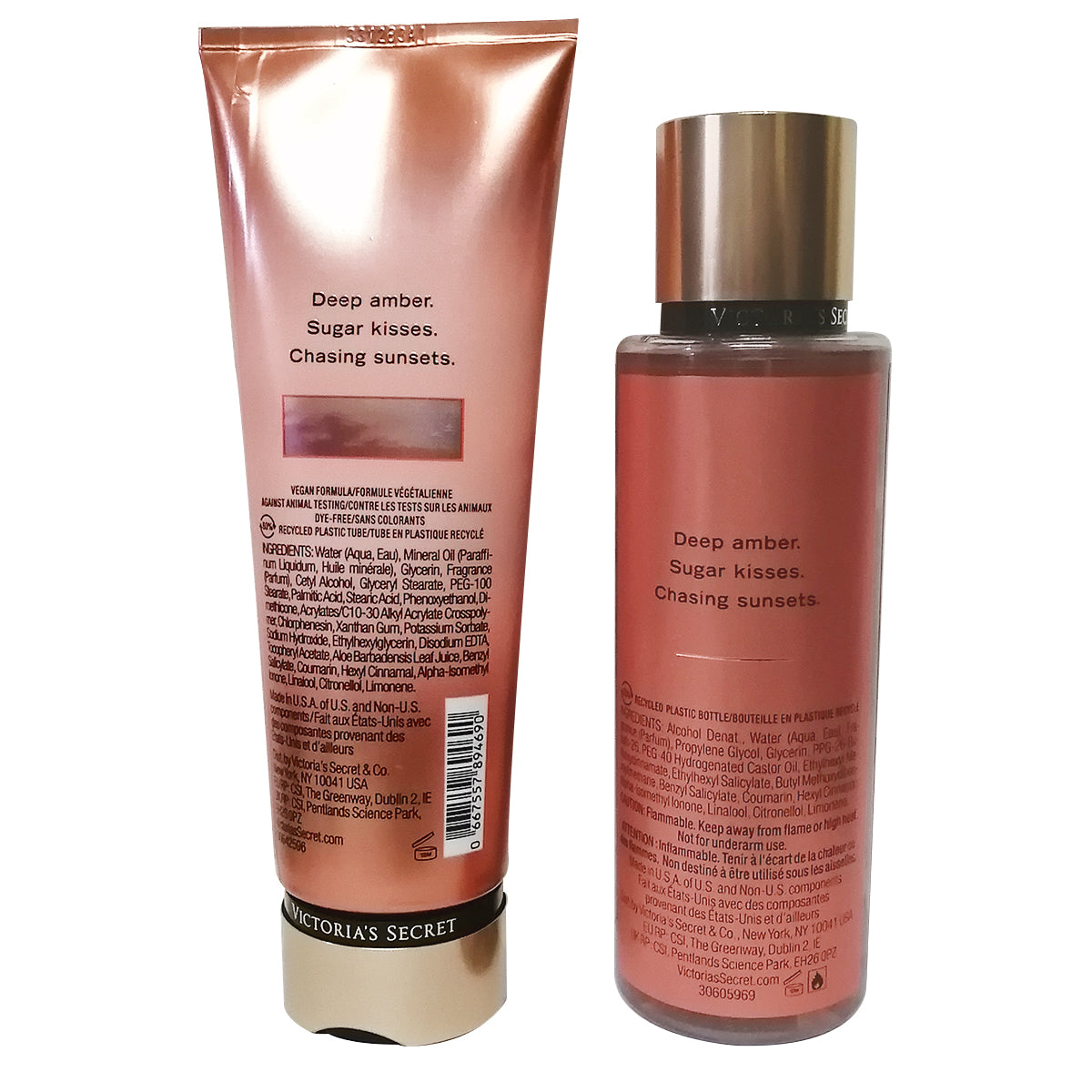 Set Crema y Locion corporal Amber Romance Victoria Secret's dama