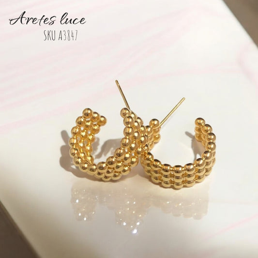 Aretes Luce Acero Inoxidable