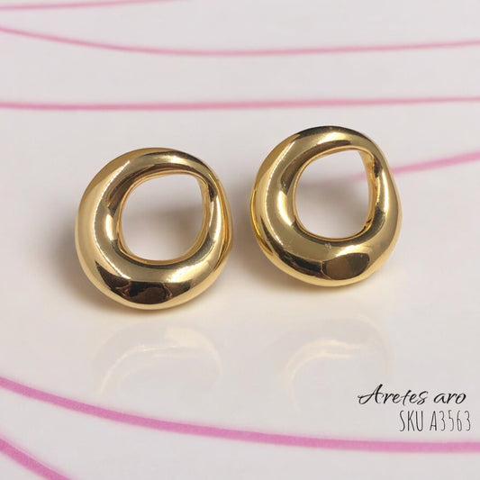 Aretes Aro Acero inoxidable