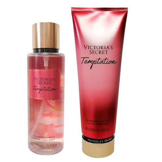 Set Crema y Locion corporal Temptation Victoria Secret's dama